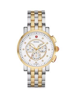 Michele Women's Sport Sail Diamond Bracelet Watch product image