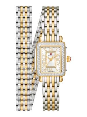 MICHELE Women's Deco Madison Mini Diamond Watch product image